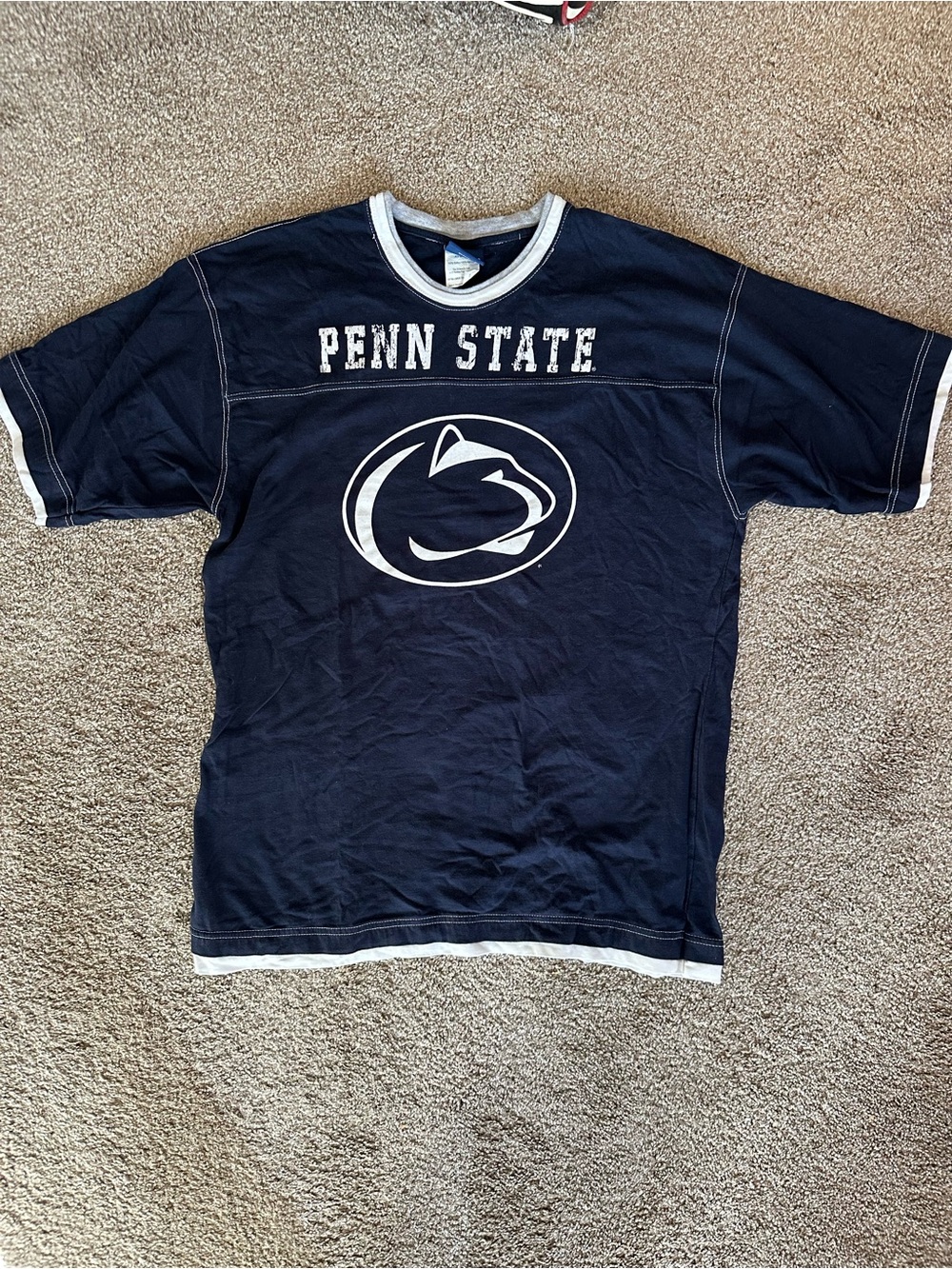 Varsity Navy Blue Penn State Short-Sleeve Graphic Tee